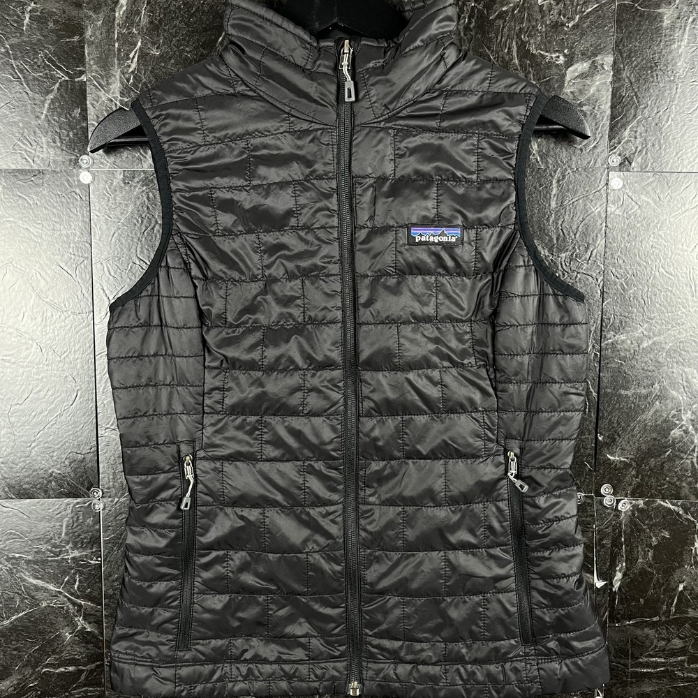 Patagonia Women's Black Nano Puff Insulated Vest Small